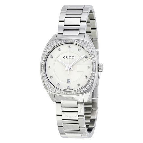 gucci watch stainless steel 2004|stainless steel gucci ladies watches.